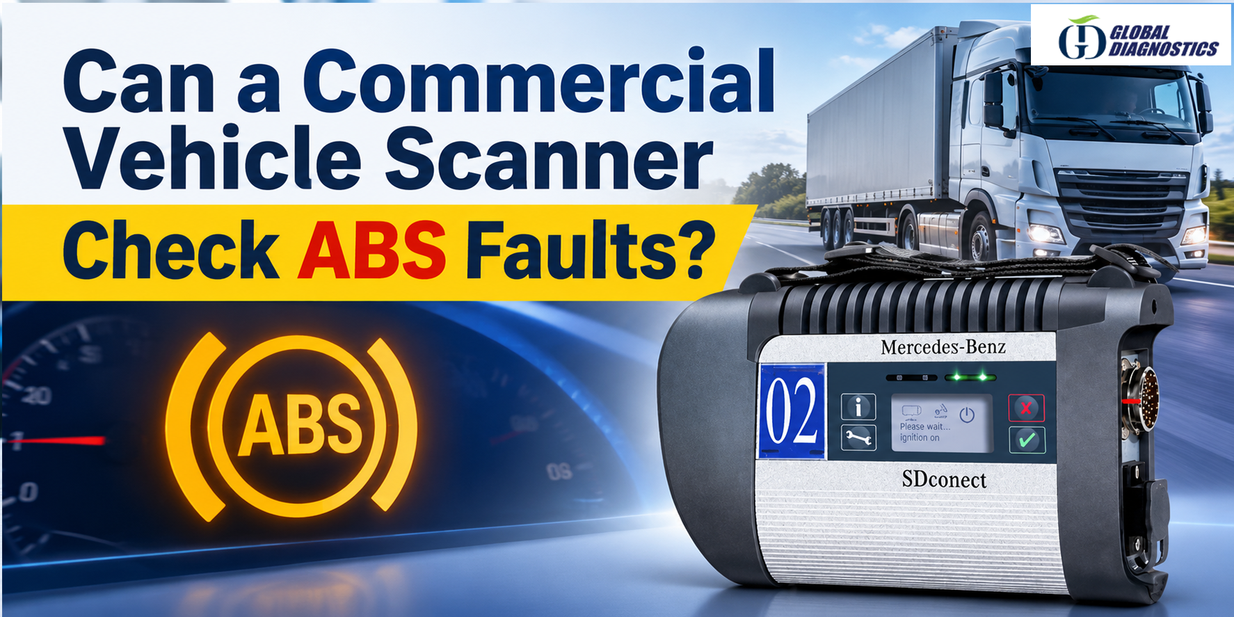Can a Commercial Vehicle Scanner Check ABS Faults?