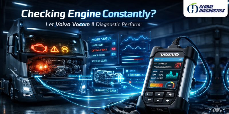 Checking Engine Constantly? Let Volvo Vocom II Diagnostic Perform