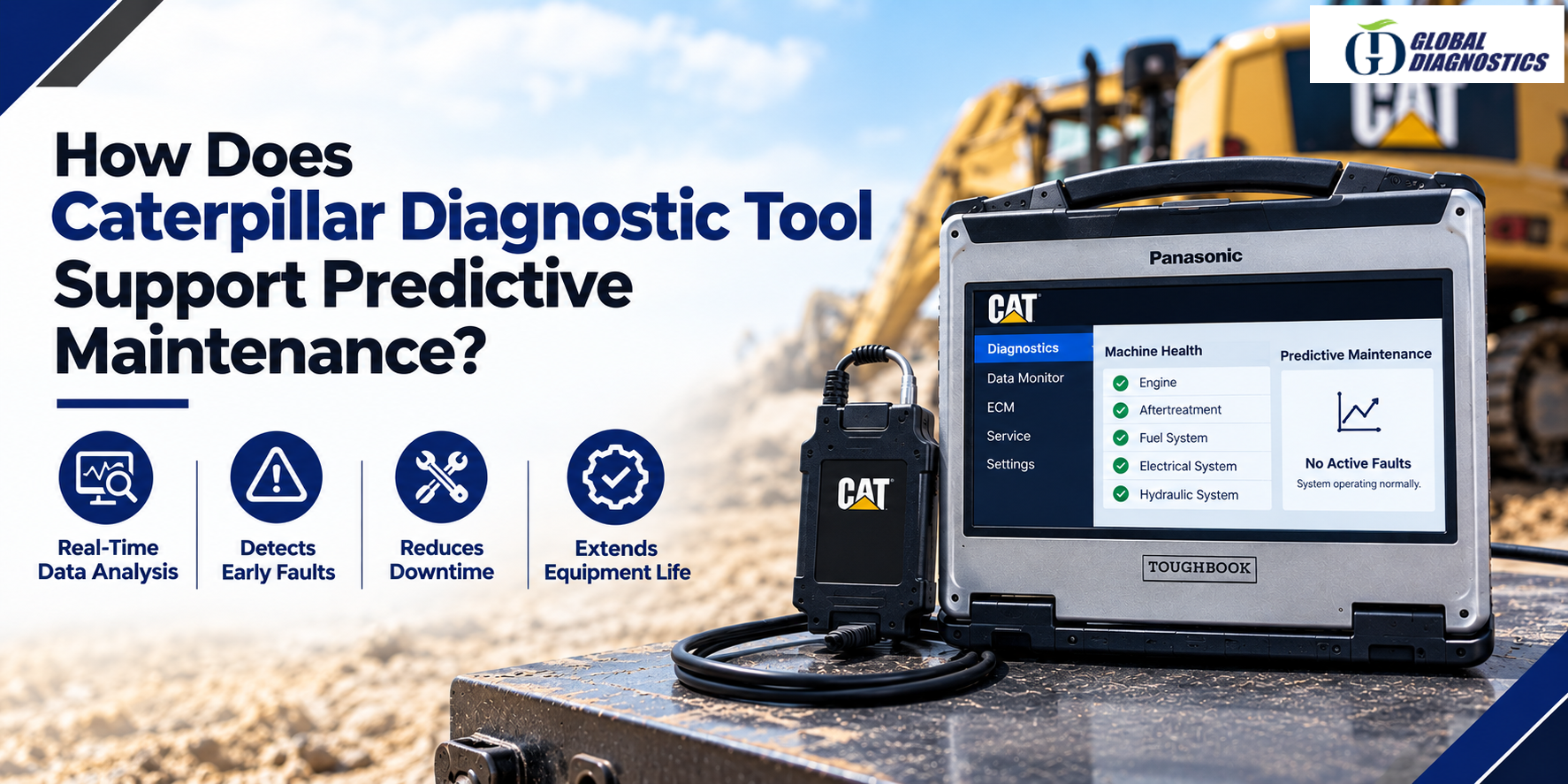 How Does Caterpillar Diagnostic Tool Support Predictive Maintenance?