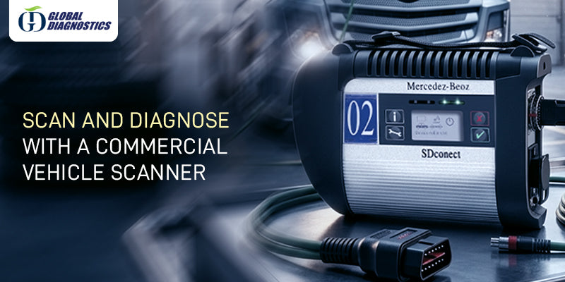 Scan And Diagnose With A Commercial Vehicle Scanner