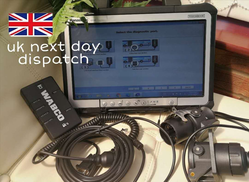 WABCO WDI TEBS-E ECAS Dealer Diagnostic System for Truck Bus Trailer (With Flightcase) 