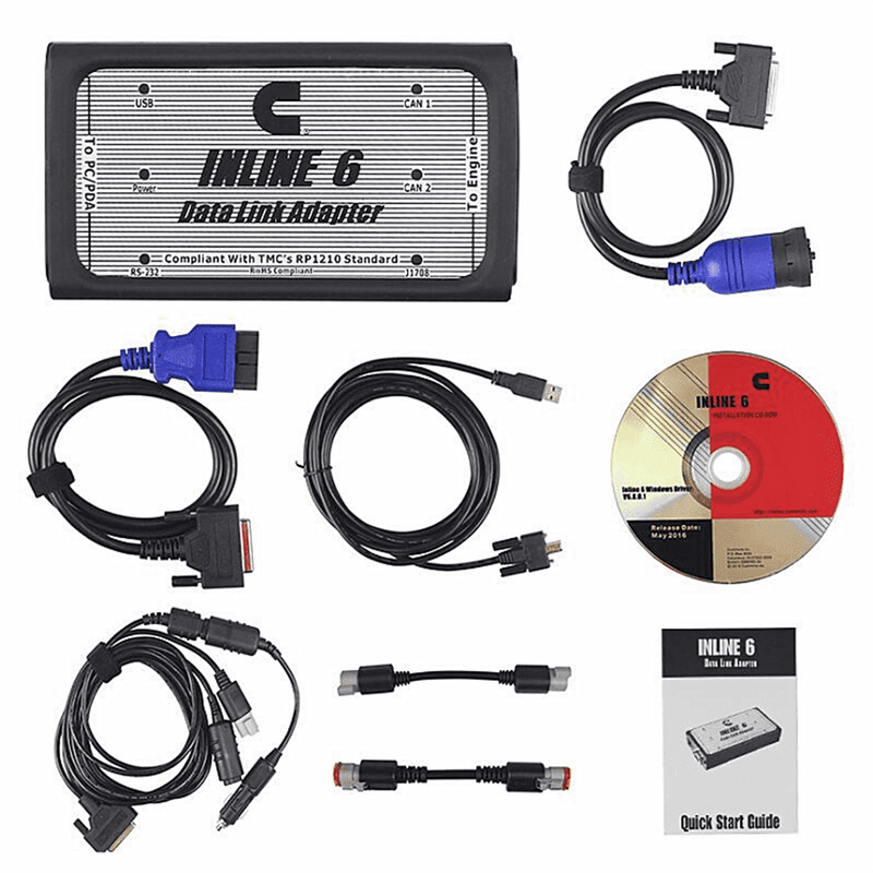 INLINE 6 Dealer Diagnostic After-Treatment System with Flash Calibration Programming for CUMMINS (With Flight Case) 