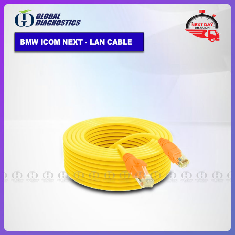 BMW ICOM NEXT CABLE - YELLOW LAN CABLE 