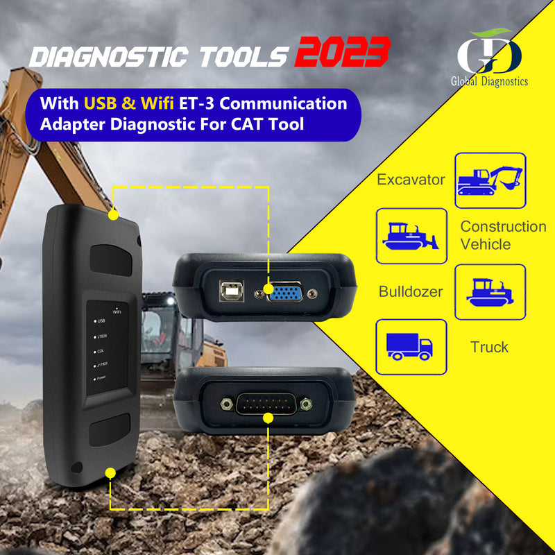 CAT ET Electronic Technician Dealer Diagnostics System (With Flightcase) 