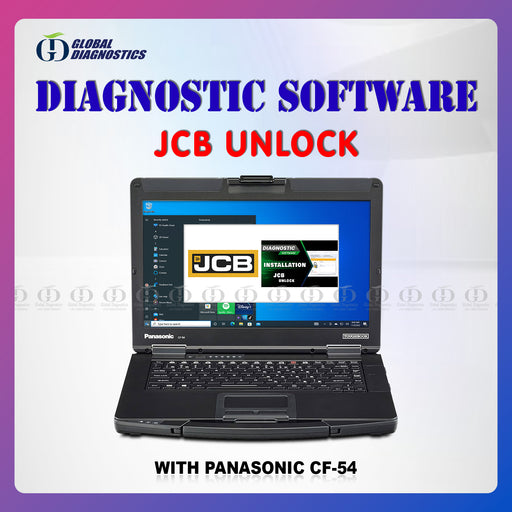 JCB Dealer Diagnostic Service & Parts Laptop (Compatible with DLA 1 and 2) 