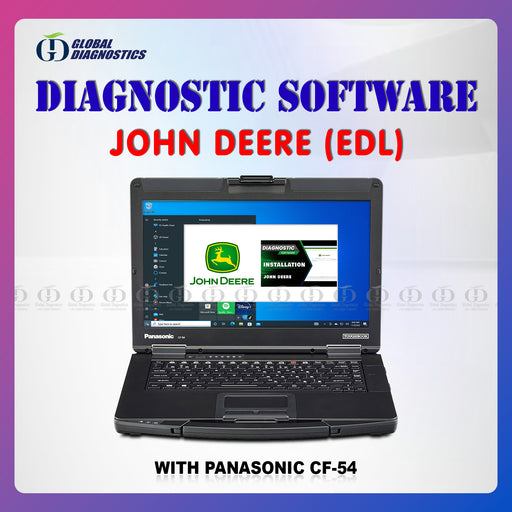 JD Dealer Diagnostic Service & Parts Laptop for John Deere AG & CF (Compatible with EDL V2 and V3) 