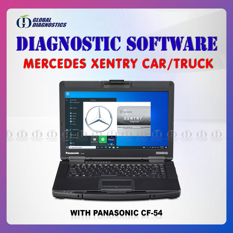 Mercedes MB Star Xentry Dealer Diagnostic Coding Laptop (Compatible with C4, C5, C6, T6, VCX) 