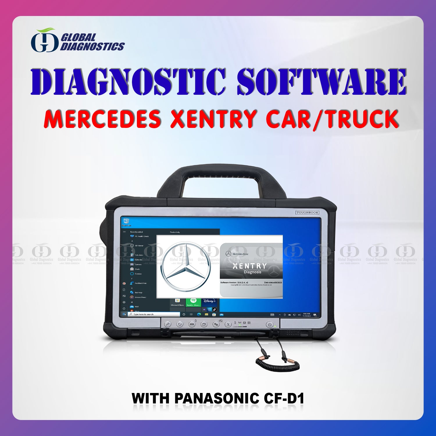 Mercedes Xentry Diagnostic Tool with Laptop | GlobalDiags — Global