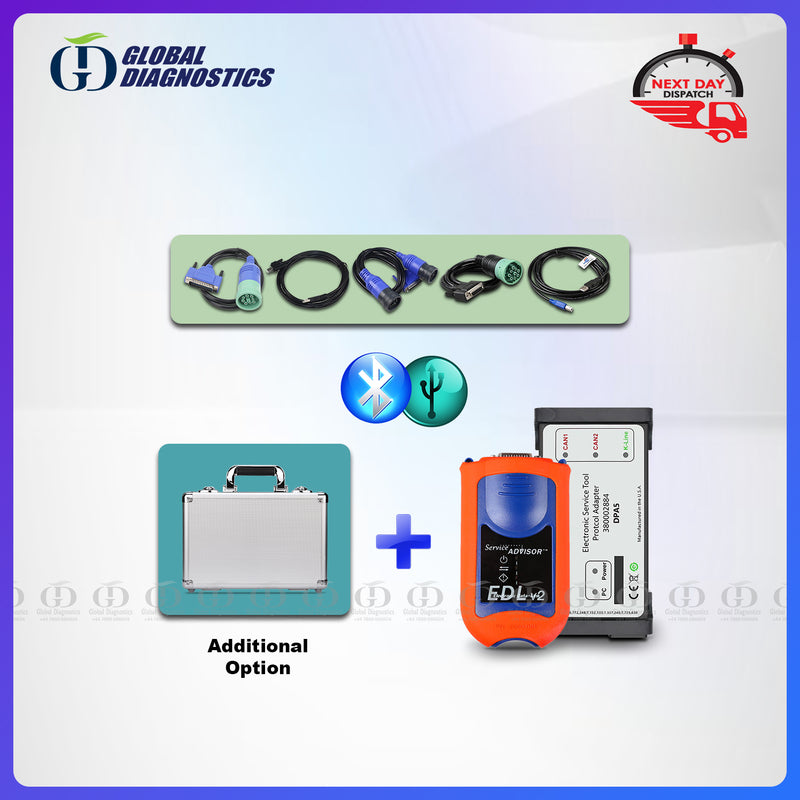 2-IN-1 CNH DPA5 + JD EDL-V2 Full Dealer Diagnostic Service Programming System for Case New Holland John Deere 
