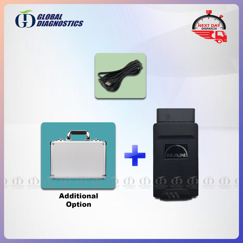 T427 MAN CATS 3 Dealer Diagnostic System for Truck and Bus (With Flight Case) 