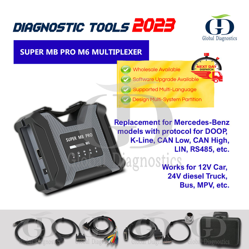 Mercedes Benz MB Xentry M6 PRO for Cars and Vans | Full Diagnostics System with Flightcase 