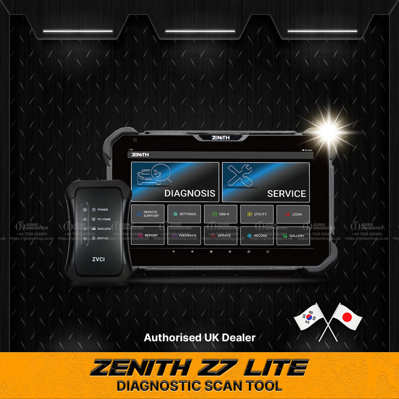 ZENITH Z7 LITE - Advanced Diagnostics Online Programming Coding ADAS Scantool for Light and Medium Duty Vehicles 