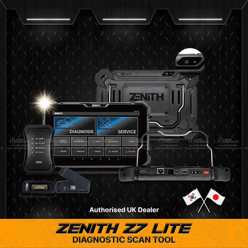 ZENITH Z7 LITE - Advanced Diagnostics Online Programming Coding ADAS Scantool for Light and Medium Duty Vehicles 