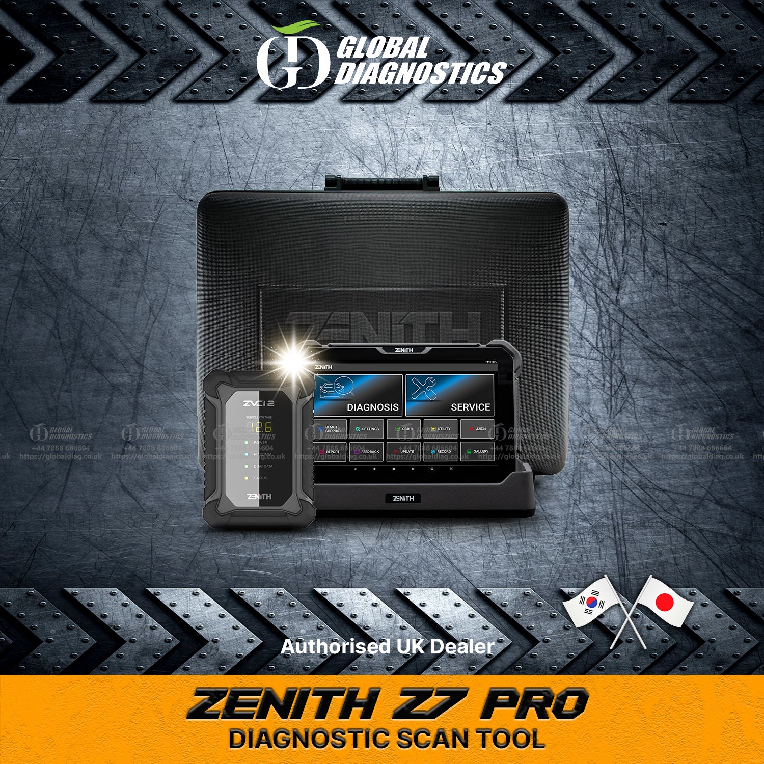 ZENITH Z7 PRO - Advanced Diagnostics Online Programming Coding