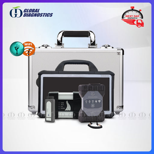 3-IN-1 MERCEDES C6 STAR XENTRY + BMW ICOM + ODIS VAG Diagnostic Tools Full System with Flight Case 