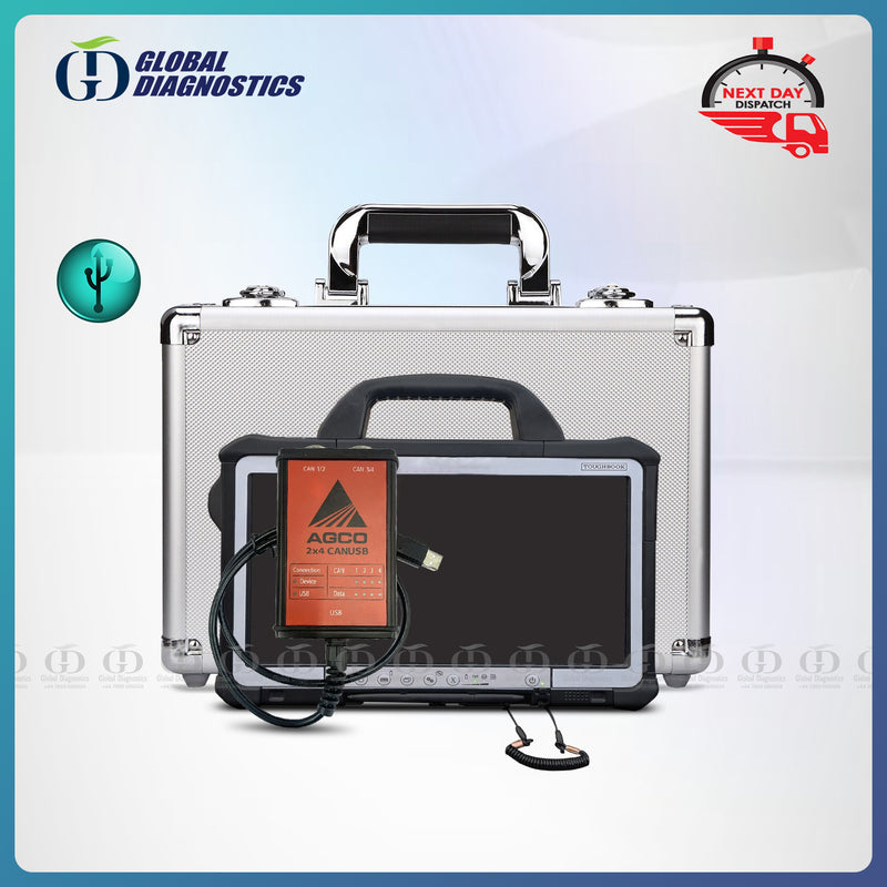 EDT WINTEST Dealer Diagnostics Programming System for AGCO, Valtra, Massey Ferguson (With Flightcase) 