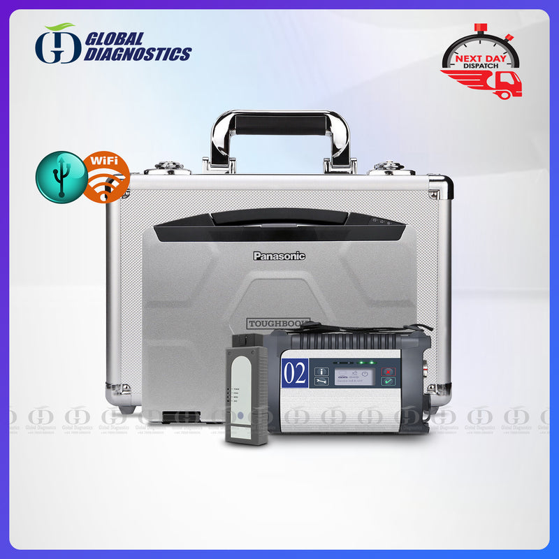 MB Star XENTRY C4 DOIP + O.DIS 6154 Dealer-Level Diagnostics System for Mercedes Benz and VAG Group (With Flight Case) 