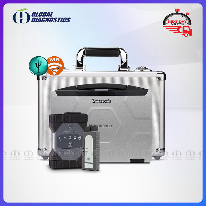 MB Star XENTRY C6 + O.DIS 6154 Dealer-Level Diagnostics System for Mercedes Benz and VAG Group (With Flight Case) 