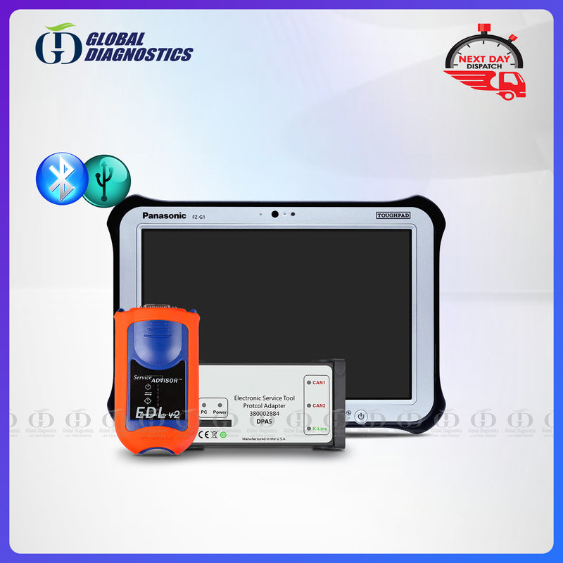 2-IN-1 CNH DPA5 + JD EDL-V2 Full Dealer Diagnostic Service Programming System for Case New Holland John Deere 