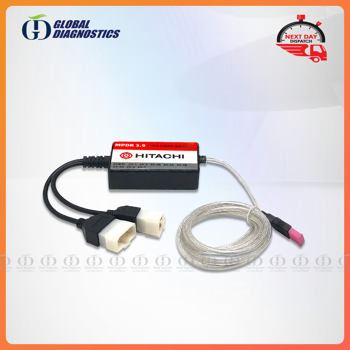Hitachi MPDR Diagnostic Interface for Excavator Wheel Loader — Global ...