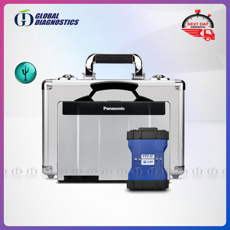 MG VDS SIPS Dealer Diagnostics Programming with VDI-II | Full Diagnostics System with Flight Case 