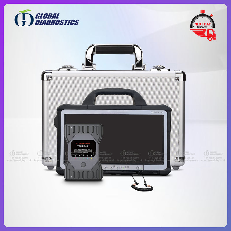 TABSCAN T6-JLRDoIP VCI SDD Pathfinder Topix Cloud Dealer Diagnostic System for Jaguar Land Rover (With Flight Case) 