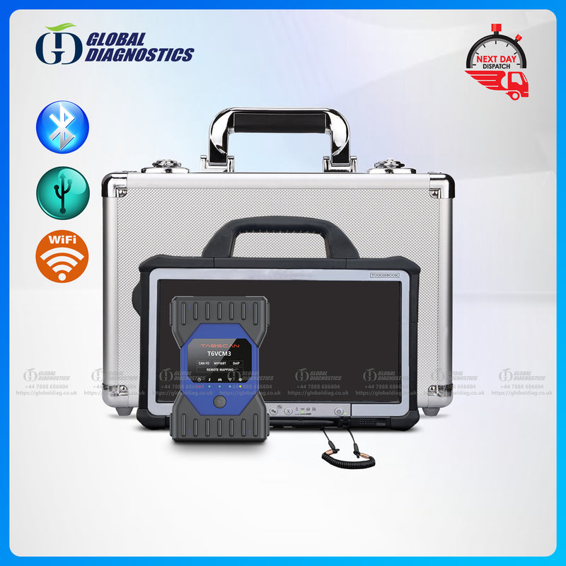 TABSCAN T6-VCM3 Full Dealer Diagnostic and Programming System for FORD (With Flight Case) 