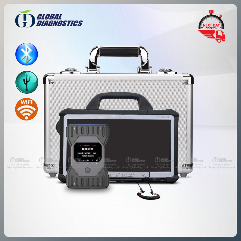 Mercedes Benz XENTRY PASSTHRU Dealer Online Diagnostics Programming SCN Coding for Cars and Vans | Full Diagnostic System with Flightcase (For businesses in UK, EU and AUS only) 
