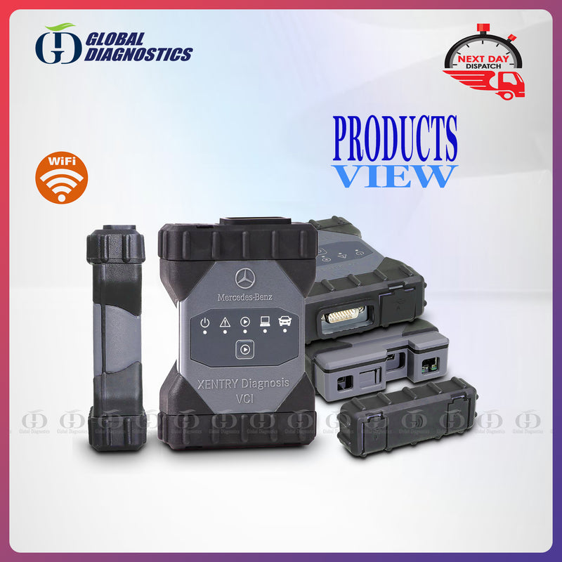 Mercedes Benz MB Star Xentry C6 DOIP for Cars and Vans | Full Diagnostics System with Flightcase 