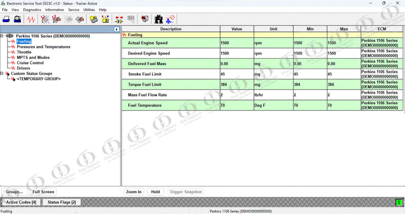 PERKINS EST Diagnostic Service & Programming Laptop 