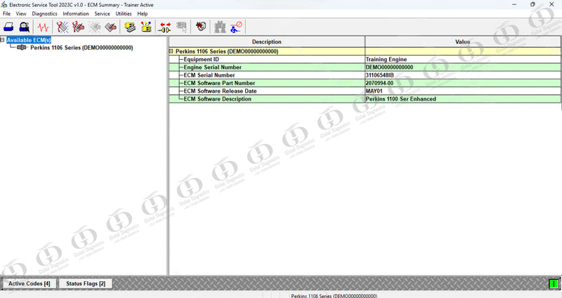 PERKINS EST Diagnostic Service & Programming Laptop 