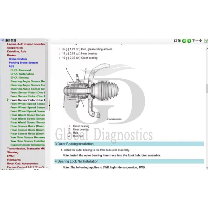ISUZU E/G IDSS Dealer Diagnostics Engineering System for Commercial Vehicles or Industrial Engines (With Flightcase) 