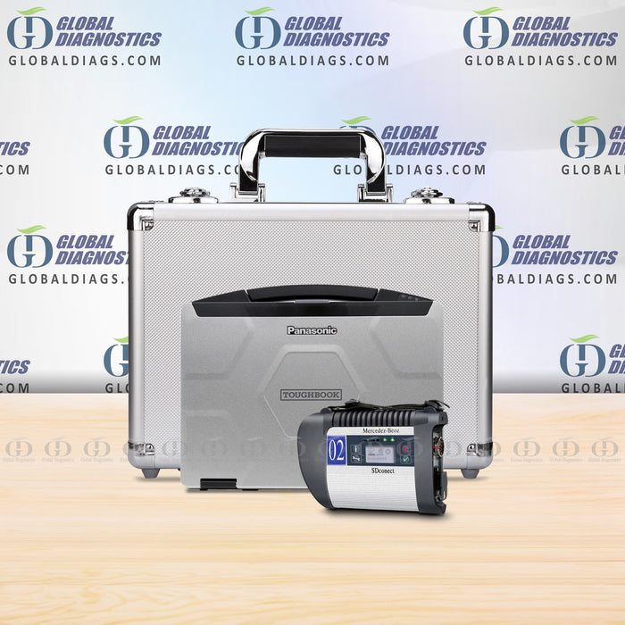 2025 Edition Daimler Truck Bus + Mercedes Car Van MB Star Xentry SDConnect C4 DOIP |-Full Diagnostics System with Flight Case 